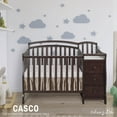 thumbnail image 3 of Dream On Me Casco 4-in-1 Mini Crib and Dressing Table, Espresso, 3 of 8