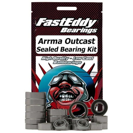 Sealed Power Bearings - FastEddy Bearings Sealed Bearing Kit: ARRMA OUTCAST, TFE4495