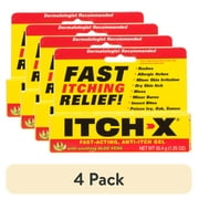 (4 pack) Itch-X Fast-Acting Anti-Itch Gel