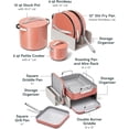 thumbnail image 6 of Caraway 31-Piece Ceramic Cookware Bundle - Fry Pans, Saucepans, Sauté Pan, Dutch Oven, Petite Cooker, Stir Fry, Rondeau, Stock Pot, Grill & Griddle Pans, Roasting Pan, Racks, Organizers - Navy, 6 of 6