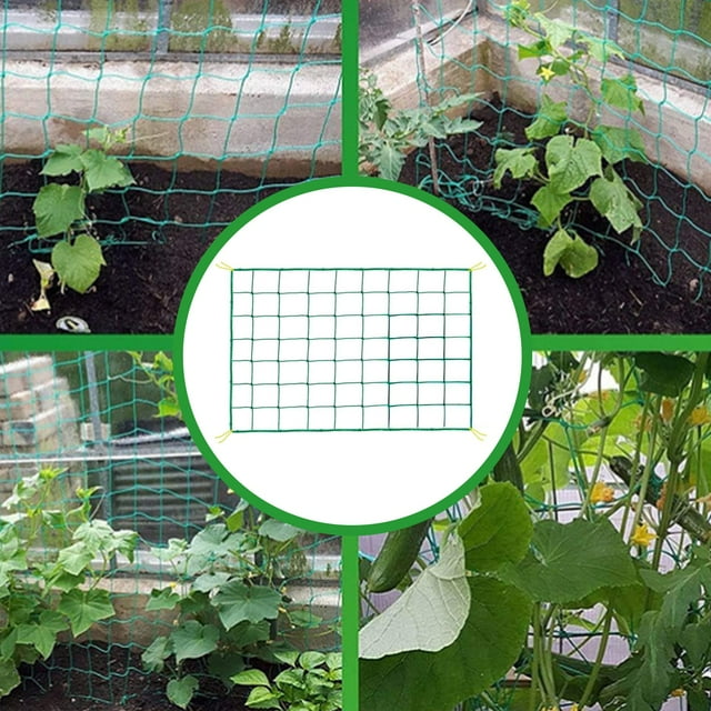 Chmadoxn Plants Growing Gardening Polyester Lattice Mesh Square Climbing Netting Climbing Netting Polyester Opening Mesh