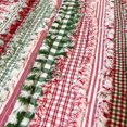 thumbnail image 4 of Merry Christmas Red & Green Plaid Homespun Fabric 2.5 X 44 inch Precut Roll (Jelly Roll)- 22 pc. by JCS, 4 of 7