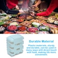 thumbnail image 4 of Monstrate de almacenamiento de varias capas, práctico organizador de alimentos sin perforaciones, bandeja de lateral multifuncional para Organizadores de utensilios de cocina Azul Monstrate HA064853-02, 4 of 6