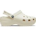 thumbnail image 2 of Zapatos Crocs Classic Platform Clog Bone para mujer, talla 9, 2 of 7