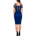 thumbnail image 2 of Hybrid & Company Women’s Sexy Bodycon Stretch Knee Length Midi Bandage Dress, 2 of 4