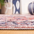 thumbnail image 5 of SAFAVIEH Serapi Adelaide Oriental Machine Washable Runner Rug, Rust/Navy, 2' x 8', 5 of 12