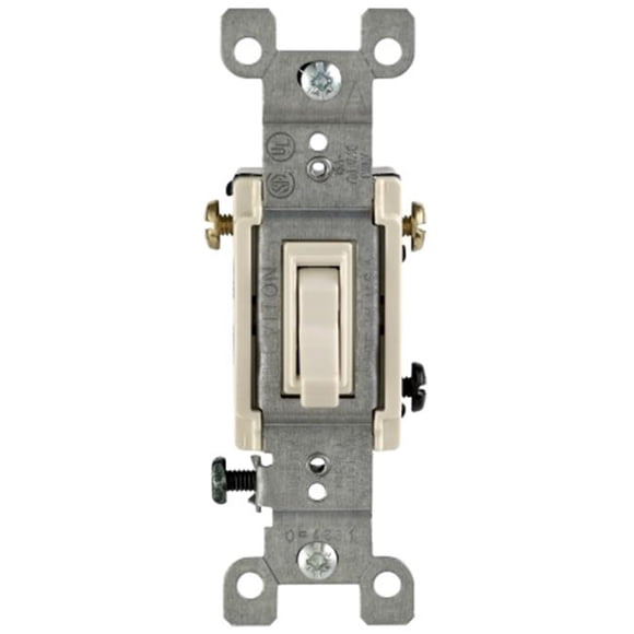 Light Almond 15 Amp 3 Way Quiet Switch