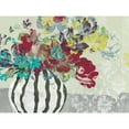 thumbnail image 3 of Goldberger, Jennifer 18x15 Black Modern Framed Museum Art Print Titled - Spray of Flowers I, 3 of 5