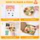 thumbnail image 3 of Set de juego de pizza de madera Gserin de 50 piezas con accesorios para horno, 3 of 7
