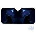 thumbnail image 2 of FORUDESIGNS Cat Butterfly Pattern Car Windshield Sun Shade Foldable Auto Windshield Dash Protector Auto Window Shades for UV Rays and Sun Screen Protection,57.1 x 27.4 inches, 2 of 7