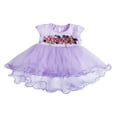 thumbnail image 1 of PENGXIANG Bébé Filles TuTu Manches Courtes Maille Robe Multicouche 6M-3Y, 1 of 6