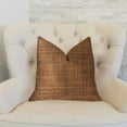 thumbnail image 2 of Merigold Orange and Gold Luxury Throw Pillow, 2 of 3