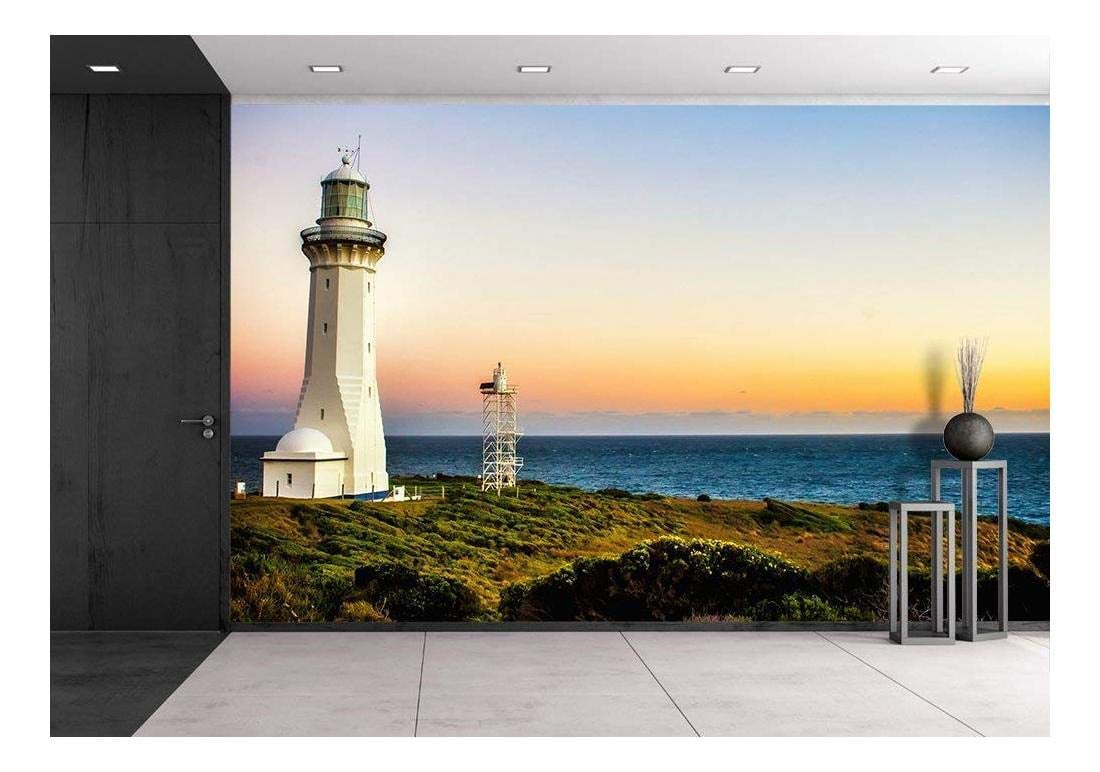 wall26 the Lighthouse in the Sunset Removable Wall Mural Self