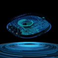 thumbnail image 3 of Mouse Mover Undetectable Mouse Jitter with Timer On/off Switchable Color Lights Mechanical Turntable Pad Black, 3 of 5