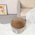 thumbnail image 5 of Unique Bargains Cotton Storage Cube with Handles Khaki 13*8.1in, 5 of 6