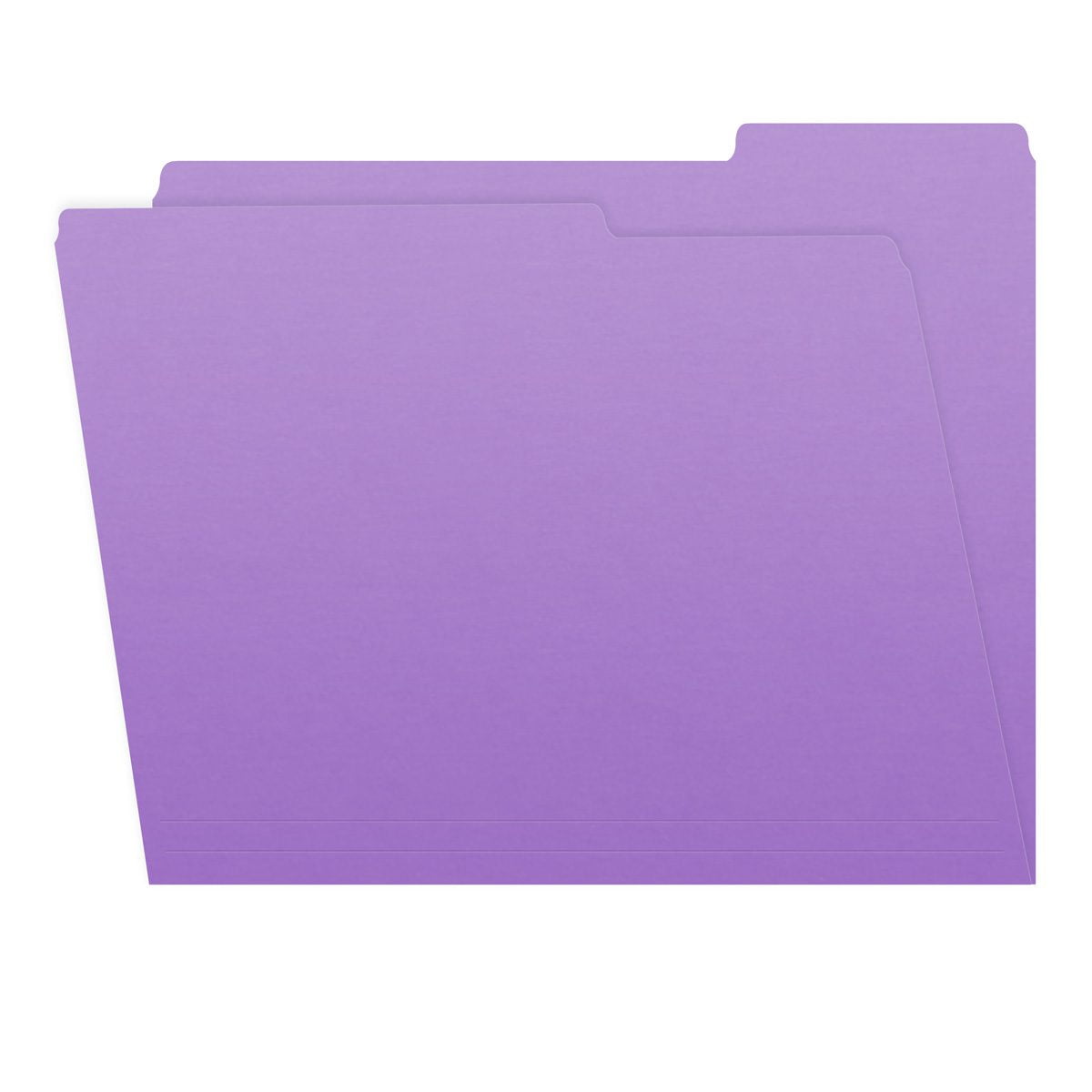 Lavender Color File Folders, 1/3 Cut Top Tab, Letter Size, Perfect for Organizing Documents in File Drawers, Box of 100
