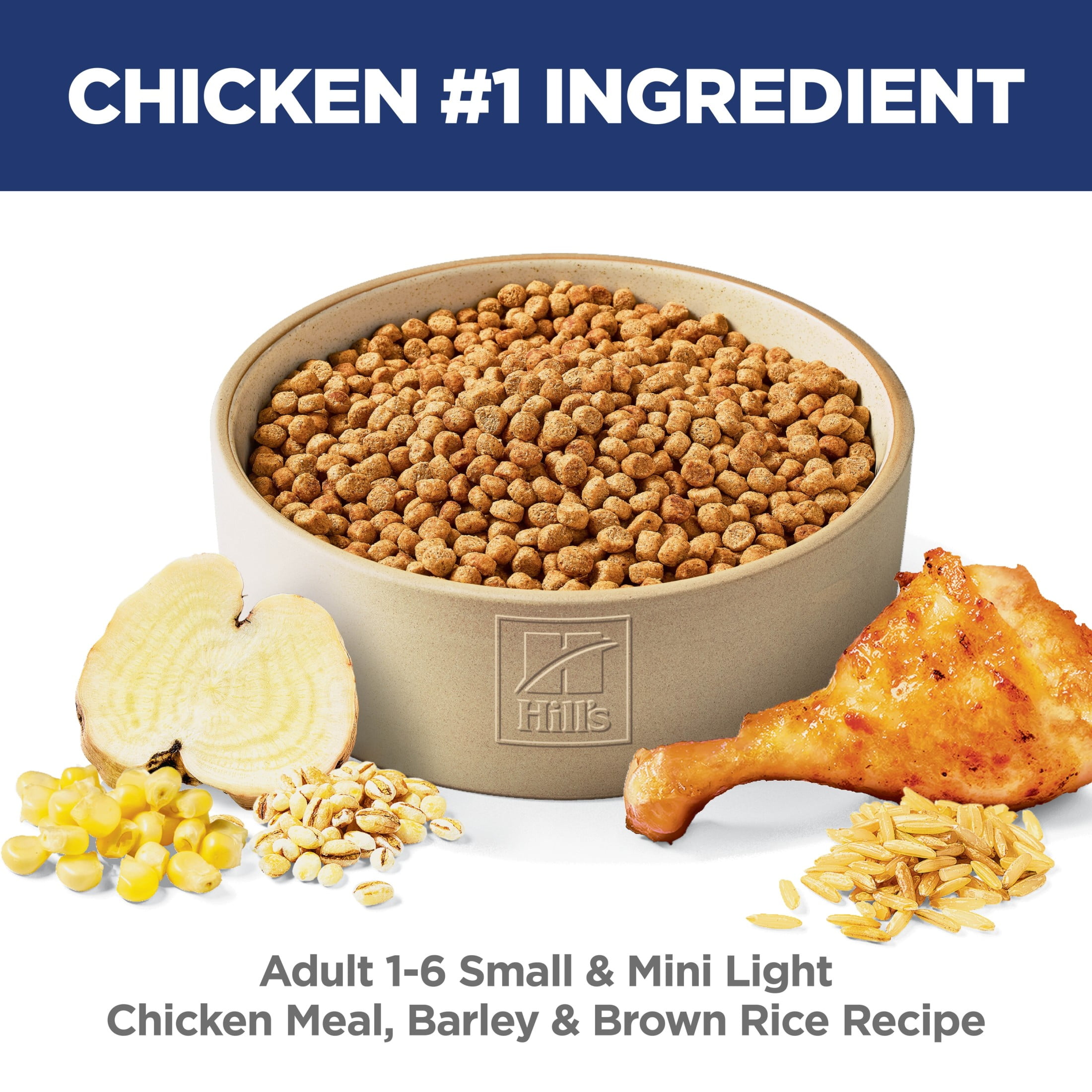 Hill's Science Diet Light Chicken & Barley Dry Dog Food, 4.5lb Bag