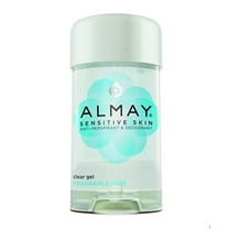 Almay Anti-Perspirant And Deodorant Sensitive Skin Clear Gel, Fragrance Free, 2.25 Oz, 2 Pack