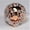 Rose Gold, variant on Lion Head Ring Metal Animal Ring with Alloy Inlaid Gems European Design Statement Jewelry for Men and Women Collection