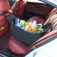 thumbnail image 4 of Organizador de asiento de coche: bolsa de viaje de gran capacidad para almacenamiento de asiento de pasajero, portátil, plegable y plegable, 4 of 5