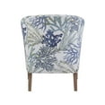 thumbnail image 5 of Linon Simon Oceanside Upholstered Club Chair in Blue Multi Coral Print Fabric, 5 of 8