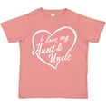 thumbnail image 3 of Inktastic I Love My Aunt and Uncle in White Chalk Heart Boys or Girls Toddler T-Shirt, 3 of 5