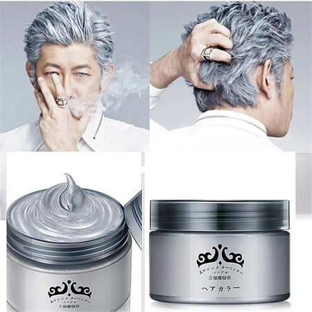 Garyob Silver Gray Hair Wax Natural Ash Matte Long Lasting