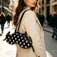 thumbnail image 3 of Uobin Everyday Minimalist Polka Shoulder Tote Lightweight Comfortable Carryall For Summer Commute And Travel, 3 of 3