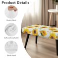 thumbnail image 6 of Whosucclay Sunflower Daisy Print Stretch Dining Bench Cover Universal Bench Slipcover Water Resistant Bench Seat Cushion Slipcovers Anti-Slip Bench Seat Protector for Hotel, Party, 6 of 7