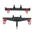 thumbnail image 3 of Almencla 2Pcs 1:12 Aluminum RC Front and Rear ,Replacement,Crawler Metal Parts DIY Accessories Upgrade Part for MN128 RC Trucks black, 3 of 8
