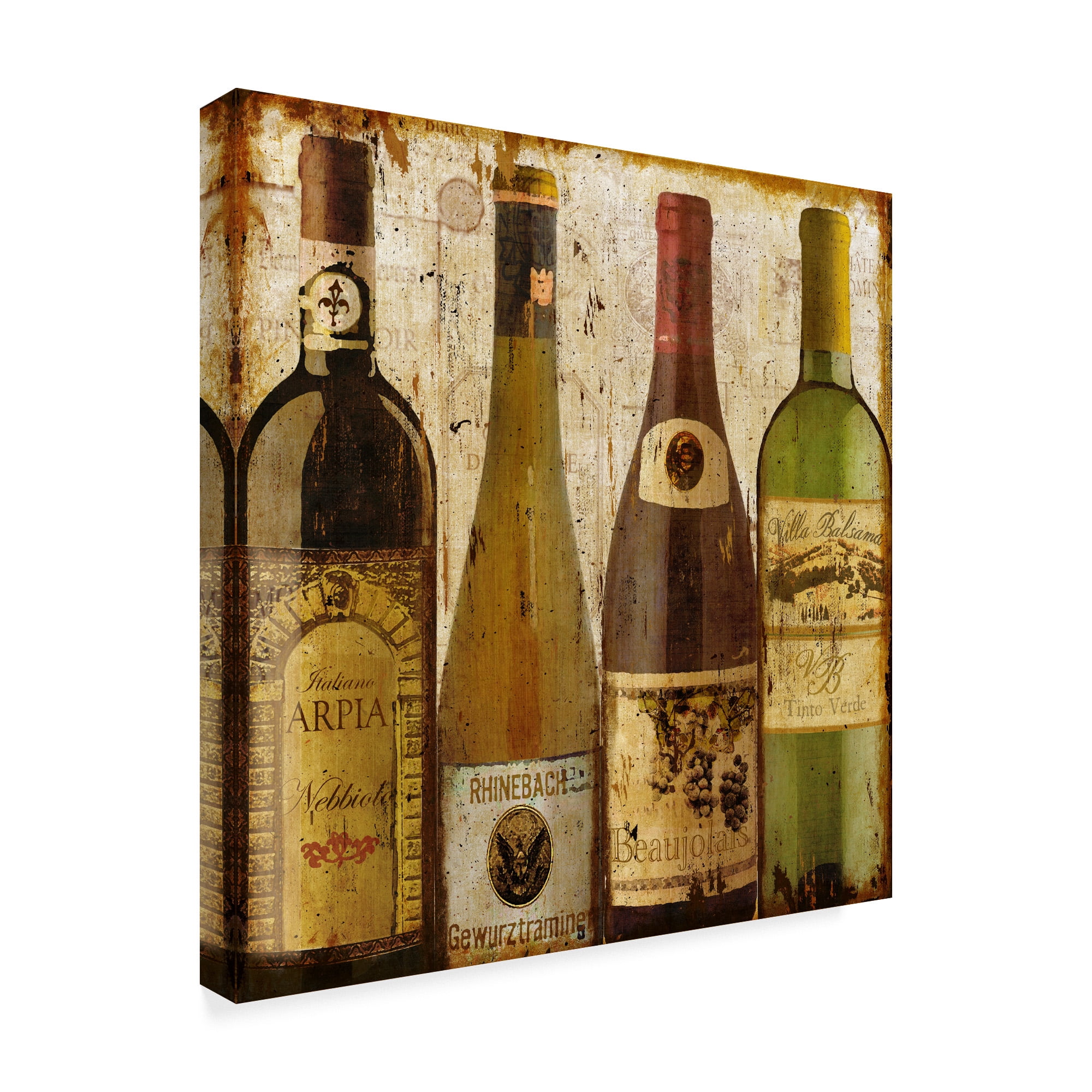 Trademark Fine Art 'Light Wine Samples Of Europe' Canvas Art by Art Licensing Studio