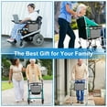 thumbnail image 6 of SupreGear Gray Waterproof Storage Organizer Bag for Rollator Walkers, Knee Scooters & Mobility Aids, 6 of 8