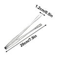 thumbnail image 3 of Stainless Steel BBQ Tongs for Grilling Serrated Locking Tongs for Steak,Bread Heat Kitchen Outdoor Cooking, 3 of 9