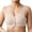 Beige, variant on Sngxgn Women's Comfort Wireless, Seamless Cooling T-Shirt Bra(Purple,36)