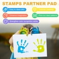 thumbnail image 4 of Uxcell 2Pcs Large Coffee Stamp Ink Pad, 3.9x4.7 Inch Washable Craft Finger Stamps Pad for Paper Wood Fabric Inkpad DIY Card Making, 4 of 7