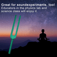 thumbnail image 2 of Tuning Fork, 528 Hz Tuning Forks for Healing Chakra,Sound Therapy,Keep Body,Mind and Spirit in Perfect Harmony,Green, 2 of 5