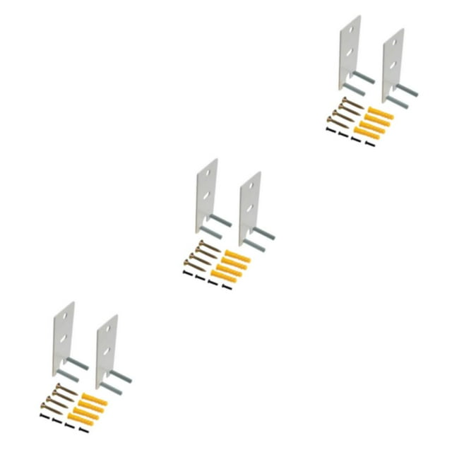 Guardoinrt Heavy-Duty Wall Mount Shelf Rack Stand For Organizing Speakers Fashionable Appearance Metal white 3Set