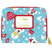Loungefly: Disney - Snowman Mickey and Minnie Zip Around Wallet