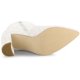 thumbnail image 5 of Botines de Tobillo Tacón grueso con Punta Puntiaguda Allegra K brillante blanco 40, 5 of 7