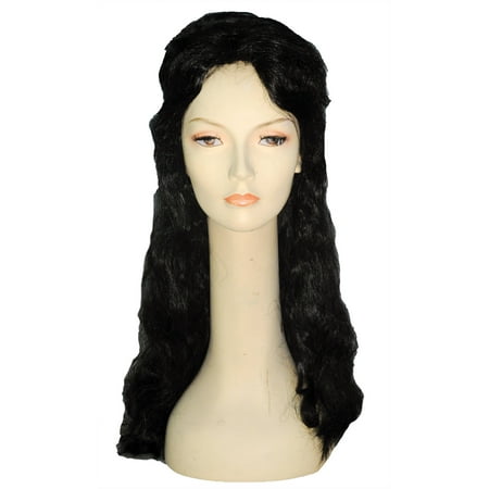 Black Modern Vampire Deluxe Wig Adult Halloween Accessory