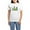 With Blue Strpe Pant, variant on - Adopt Shelter Dogs DK Pajamas - Women's Short Sleeve Print T-Shirt and Pants Light Cotton Pajama Set