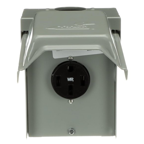 Enchufe eléctrico Midwest U054P 50A 14-50 RWR 120/240 V resistente a la intemperie