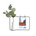 thumbnail image 1 of China Tian'anmen Temple Landmark Pattern Transparent Glass Hanging Vases Decoration Bottle, 1 of 2
