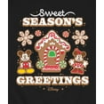 thumbnail image 3 of Disney - Sweet Seasons Greetings Mickey And Minnie - Men's Crew Fleece Sweatshirt Sweatshirt, 3 of 5