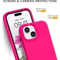 thumbnail image 4 of for iPhone 15 Case, Liquid Silicone Soft Gel Rubber iPhone 15 Phone Case Slim Fit Cover with Microfiber Lining Shockproof Protective Phone Cases for iPhone 15 6.1 inch, Hot Pink, 4 of 15