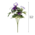 thumbnail image 3 of ToyKingdee Artificial Hibiscus Flowers for Outdoors Faux Flowers UV Resistant Artificial Flower Bouquet, 3 of 6