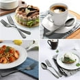 thumbnail image 7 of Vesteel 40-Piece Black Silverware Set, Stainless Steel Flatware Cutlery Set for 8, Restaurant Party Tableware Eating Utensils, Mirror Finish, Dishwasher Safe, 7 of 7