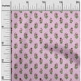 thumbnail image 2 of oneOone Viscose Jersey Light Pink Fabric Florals Dress Material Fabric Print Fabric By The Yard 60 Inch Wide, 2 of 4