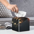 thumbnail image 6 of Lsque Creative Poker Printed Tissue Box Cover Holder, Facial Paper Organizer Dispenser,Square with Bottom Belt, PVC Leather Decorative Organizer, 6 of 8