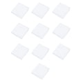 thumbnail image 3 of RENACLIPY 10Pcs White Disposable Microfiber Towels for Travel Business Bath Use with Elegant Soft Design, 3 of 8
